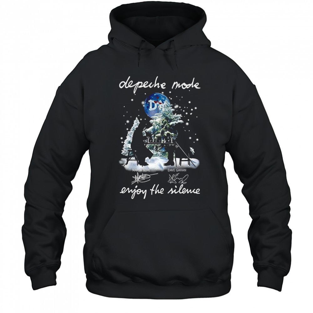 Martin and Dave playing chess Depeche enjoy the silence signature Christmas shirt