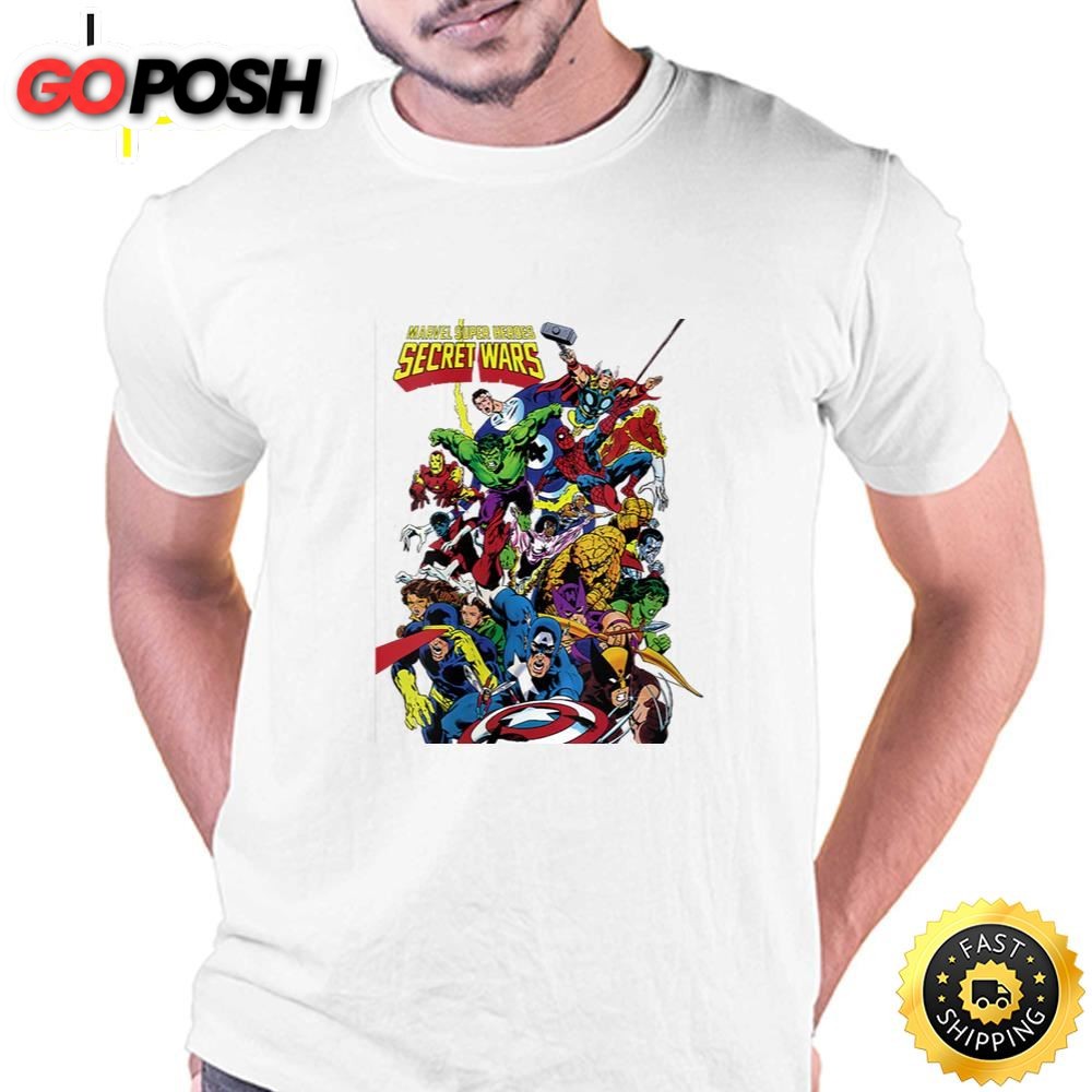 Marvel Exclusive Secret Wars Franchise Hero T- Shirt