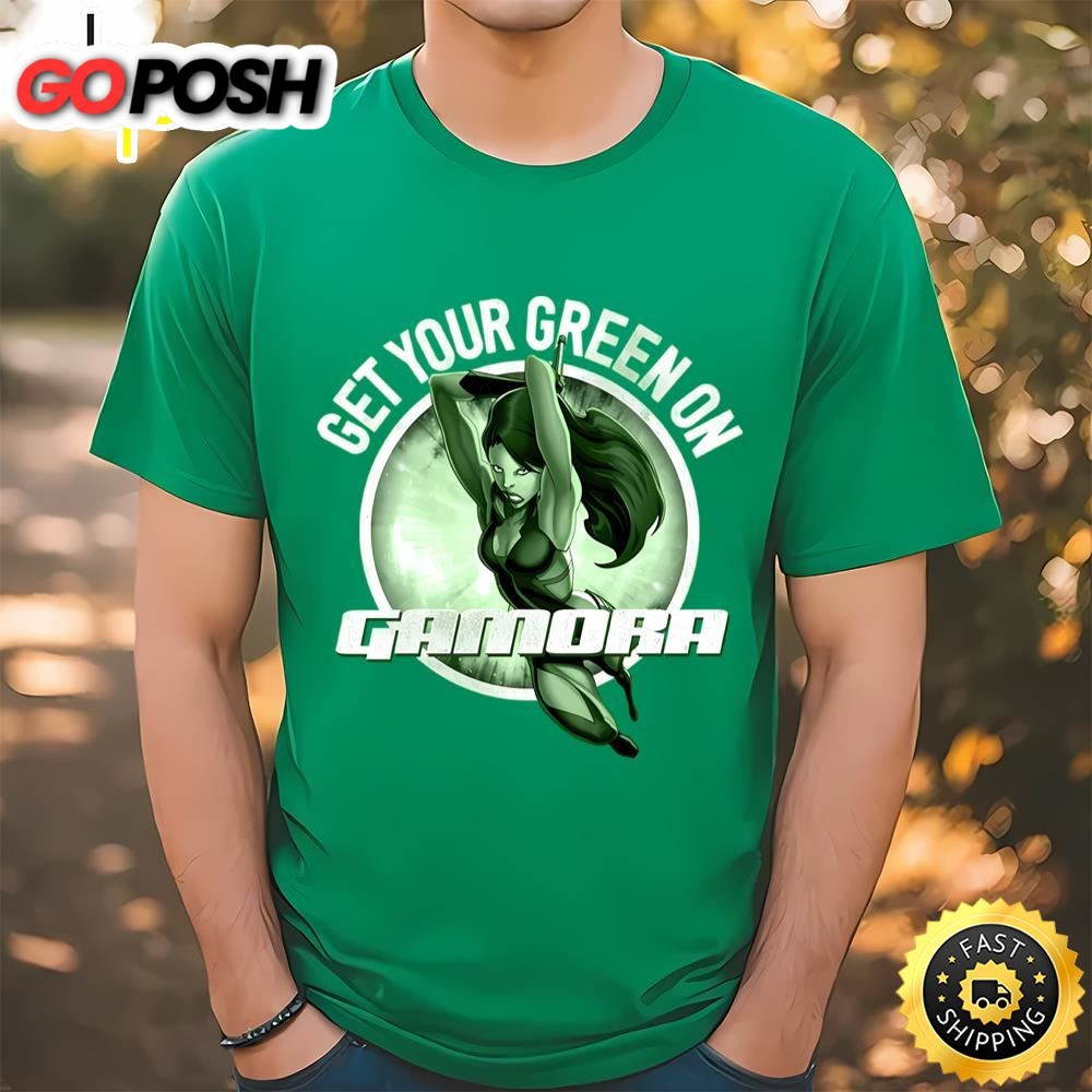 Marvel Gamora St. Patricks Day Get Your Green On T-Shirt