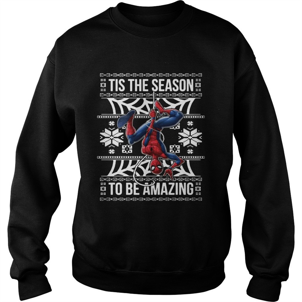 Marvel Spider Man Tis The Season To Be Amazing Ugly Christmas shirt