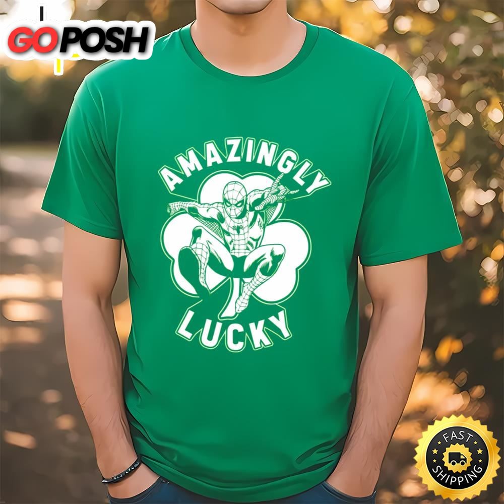 Marvel St. Patricks Day Spider-Man Lucky Shirt