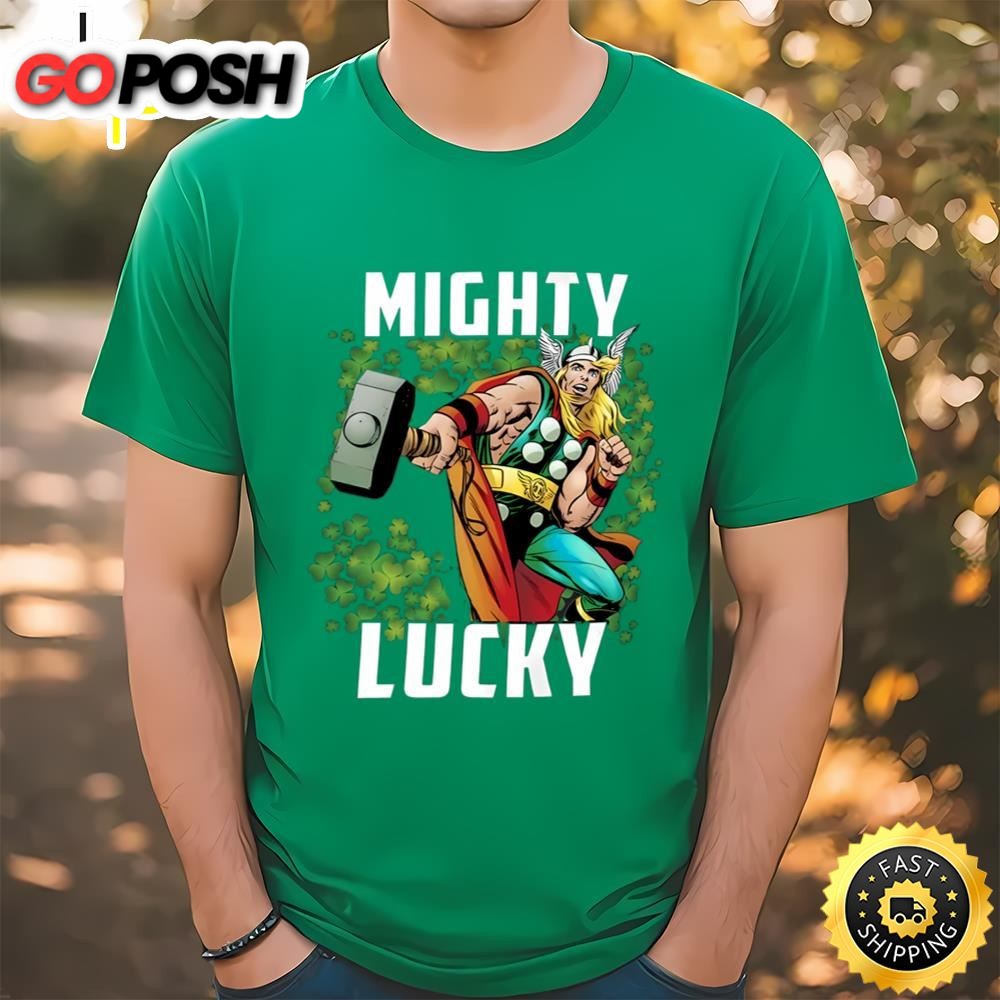 Marvel St. Patricks Day Thor Mighty Lucky Shirt,Thor Patrick Day…