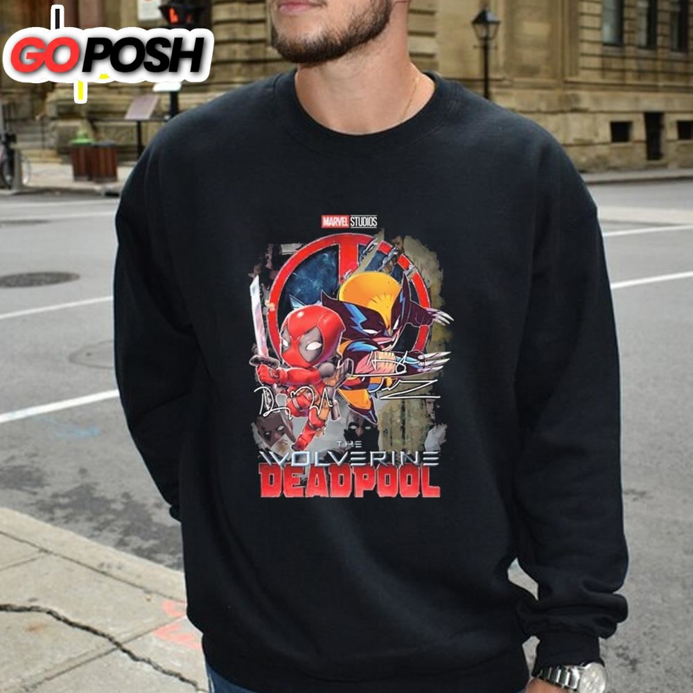 Marvel Studios The Wolverine Deadpool 3 Signatures Shirt