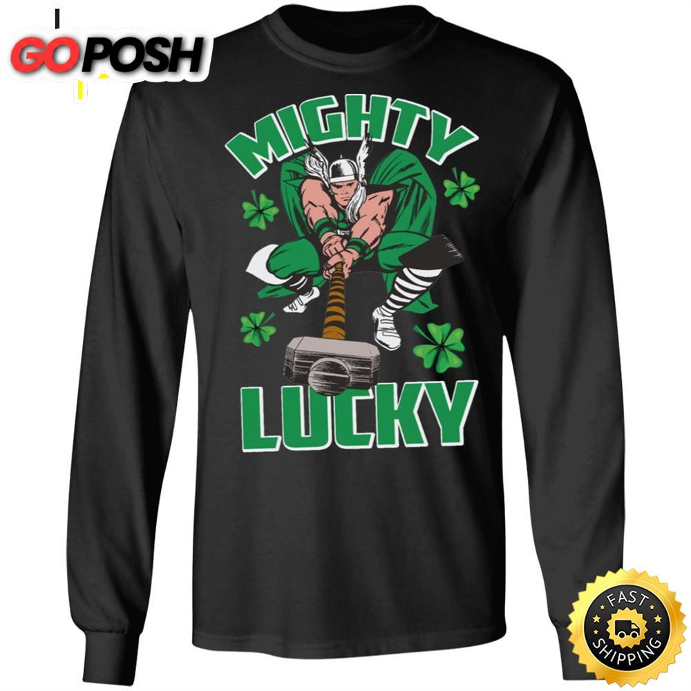 Marvel Thor Mighty Lucky St Patricks Happy St. Patricks Day Shirt
