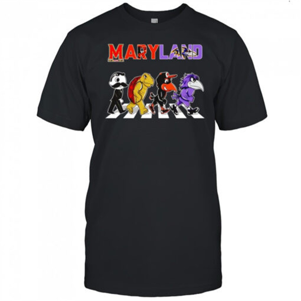 maryland-sports-mascots-abbey-road-shirt-n3yaydct Maryland sports mascots Abbey Road shirt