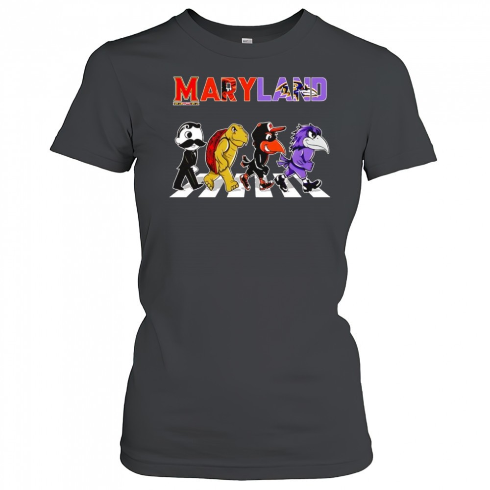maryland-sports-mascots-abbey-road-shirt-n3yaydct Maryland sports mascots Abbey Road shirt