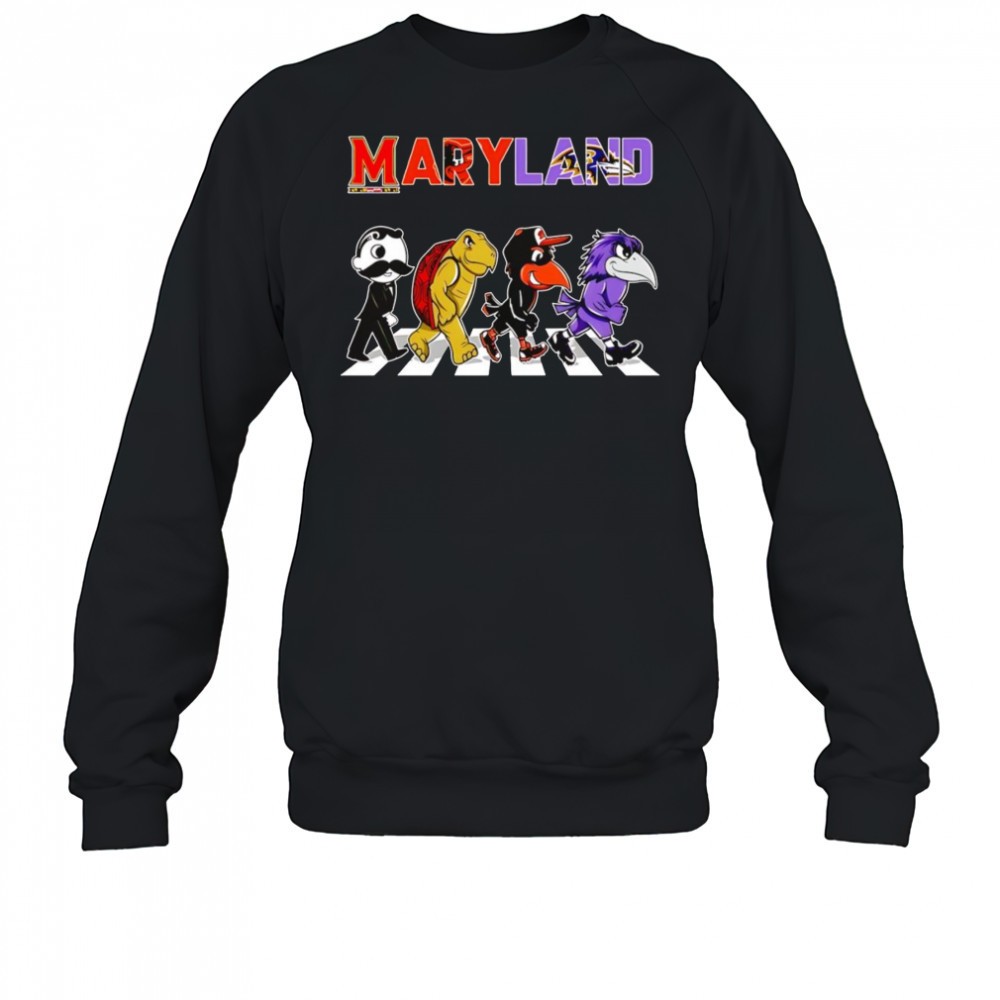 maryland-sports-mascots-abbey-road-shirt-n3yaydct Maryland sports mascots Abbey Road shirt