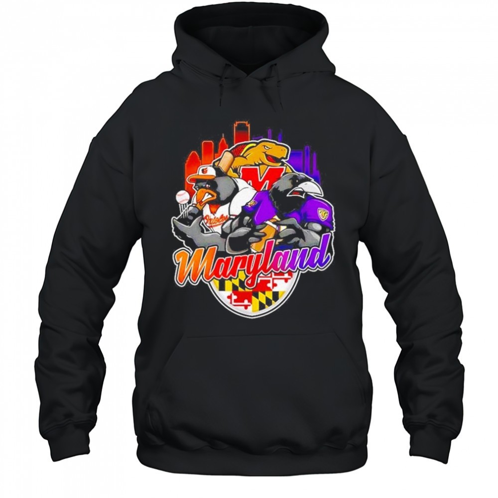 Maryland Sports Team Mascot 2025 Shirt