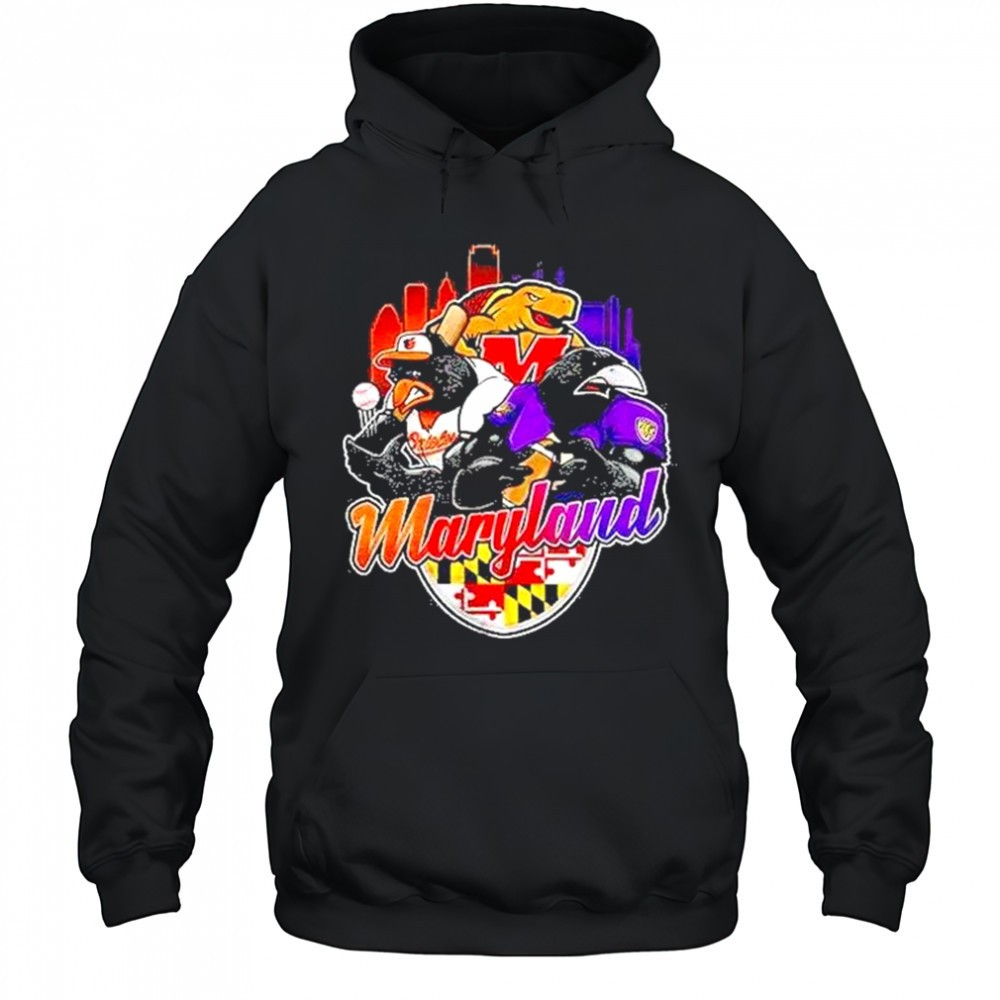Maryland Sports Team Mascot Shirt