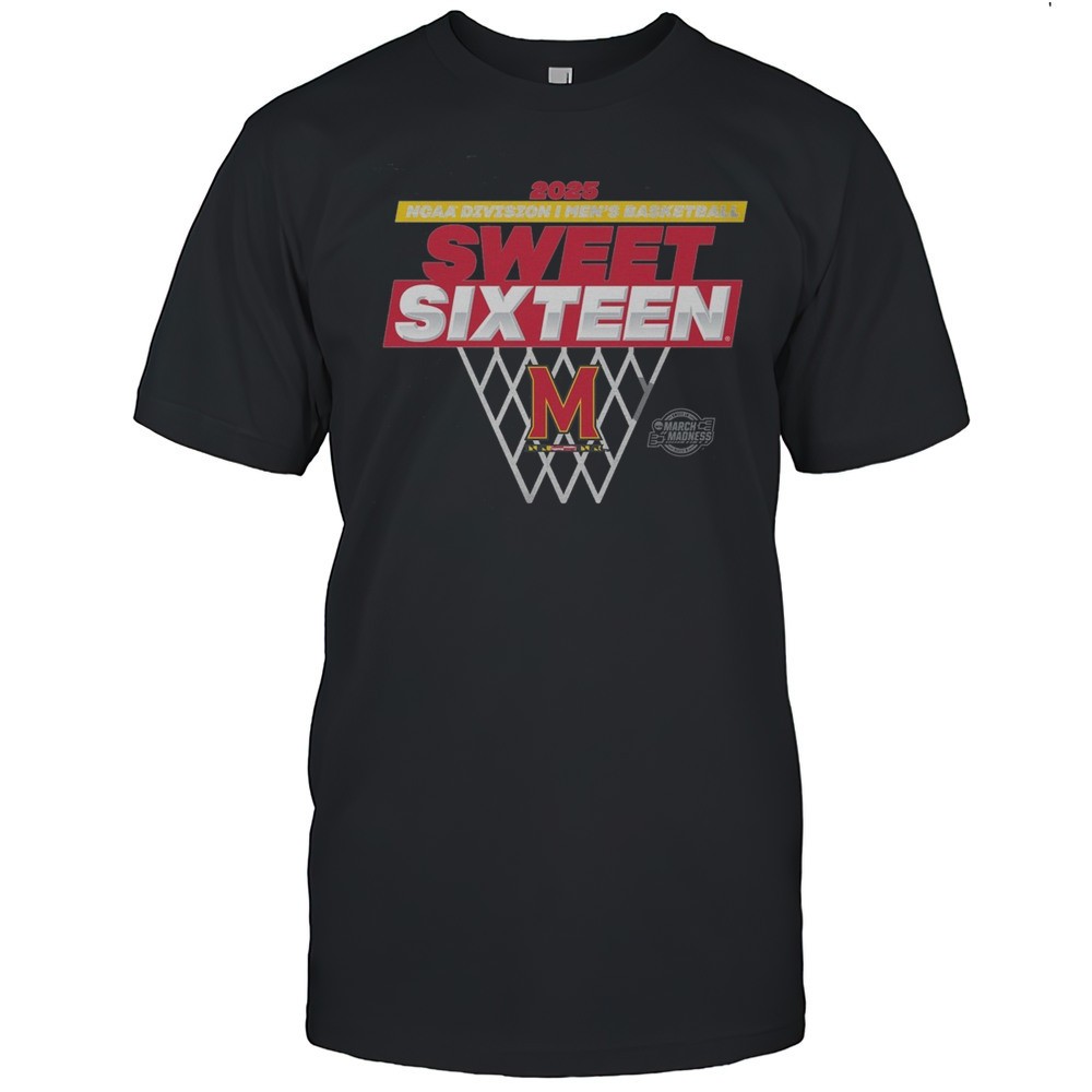 maryland-terrapins-ncaa-division-i-mens-basketball-sweet-sixteen-march-madness-t-tbhvrm1j Maryland Terrapins NCAA Division I Mens Basketball Sweet Sixteen March Madness Traditional 2025 T-shirt
