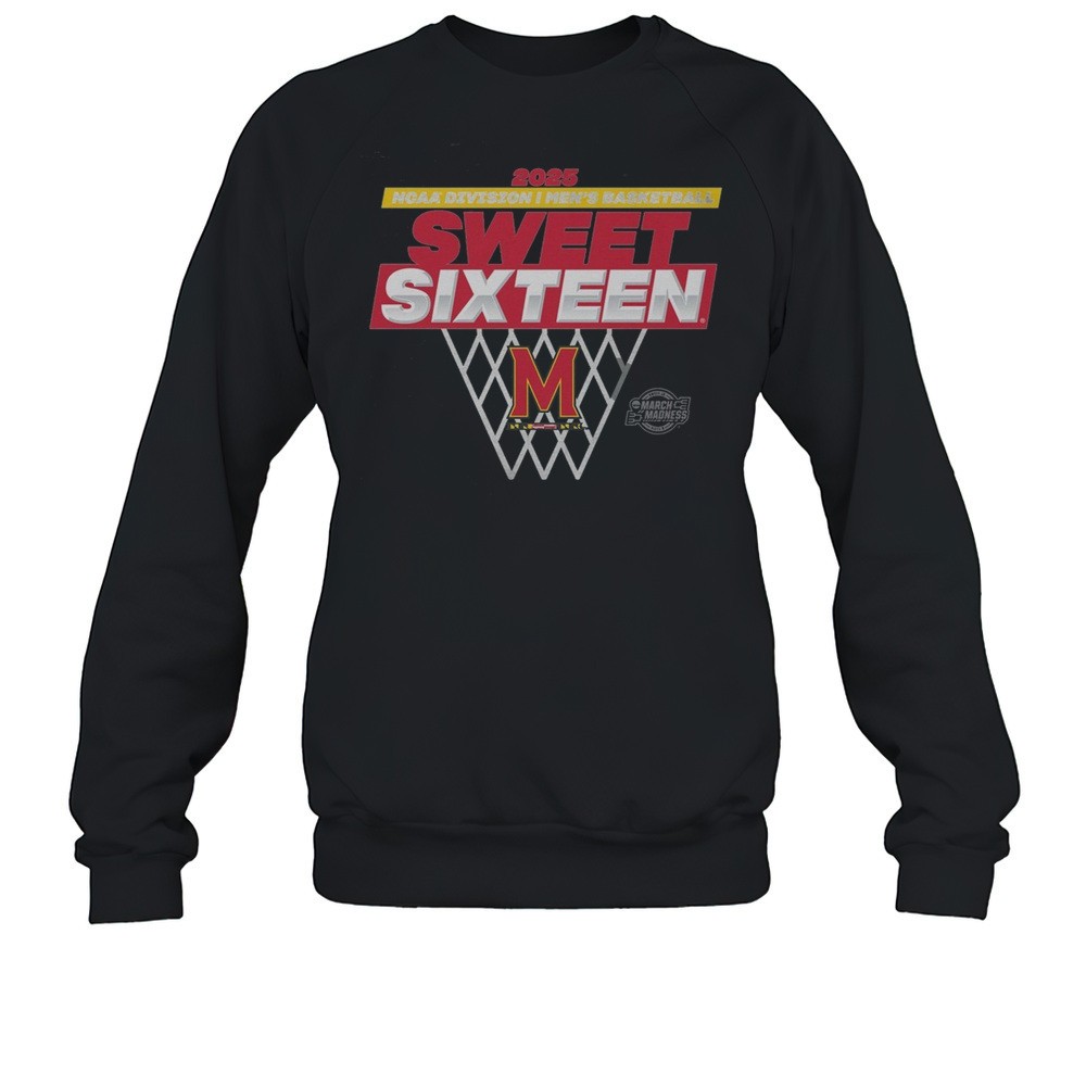 Maryland Terrapins NCAA Division I Mens Basketball Sweet Sixteen March Madness Traditional 2025 T-shirt