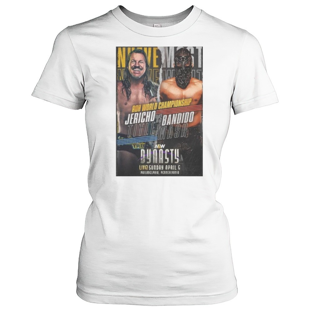 matchup-monday-chris-jericho-vs-bandido-aew-dynasty-4-6-2025-t-shirt-scjhgldl Matchup Monday Chris Jericho Vs Bandido AEW Dynasty 4-6-2025 T-shirt