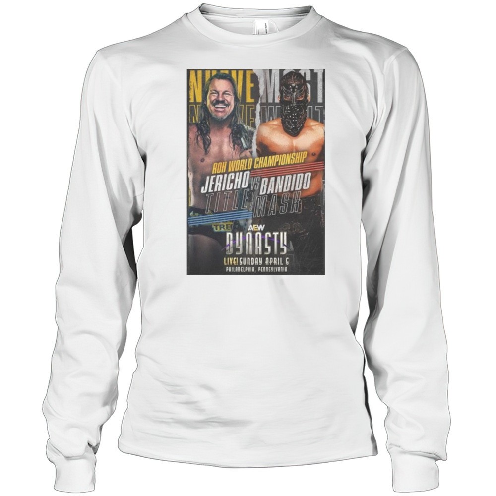 matchup-monday-chris-jericho-vs-bandido-aew-dynasty-4-6-2025-t-shirt-scjhgldl Matchup Monday Chris Jericho Vs Bandido AEW Dynasty 4-6-2025 T-shirt