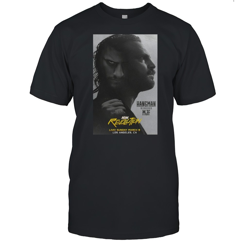 matchup-monday-hangman-adam-page-vs-mjf-aew-revolution-3-9-2025-los-angeles-ca-t-75nz4sgk Matchup Monday Hangman Adam Page Vs MJF AEW Revolution 3-9-2025 Los Angeles CA T-shirt