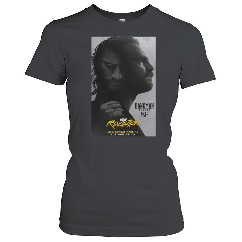 matchup-monday-hangman-adam-page-vs-mjf-aew-revolution-3-9-2025-los-angeles-ca-t-75nz4sgk Matchup Monday Hangman Adam Page Vs MJF AEW Revolution 3-9-2025 Los Angeles CA T-shirt