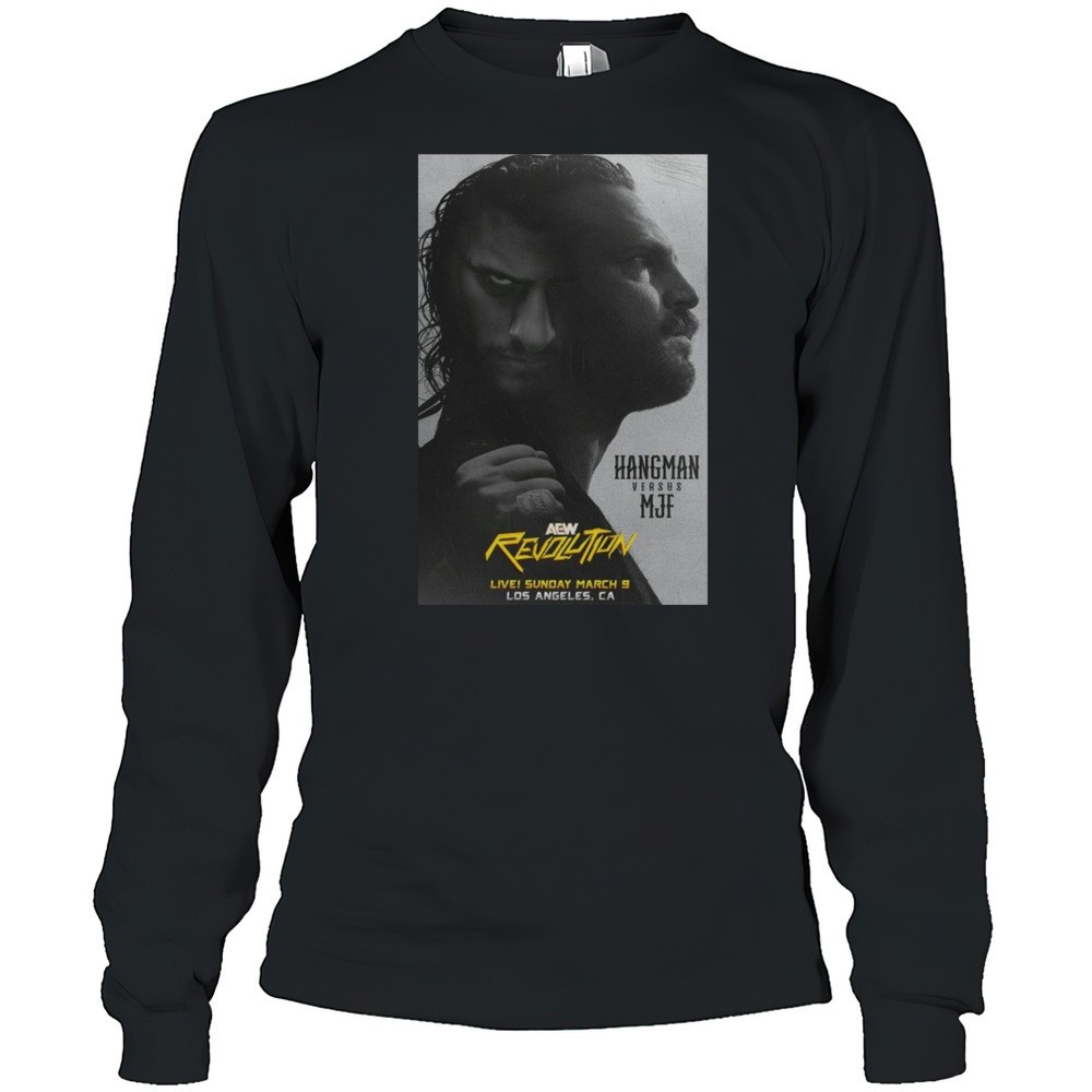 matchup-monday-hangman-adam-page-vs-mjf-aew-revolution-3-9-2025-los-angeles-ca-t-75nz4sgk Matchup Monday Hangman Adam Page Vs MJF AEW Revolution 3-9-2025 Los Angeles CA T-shirt