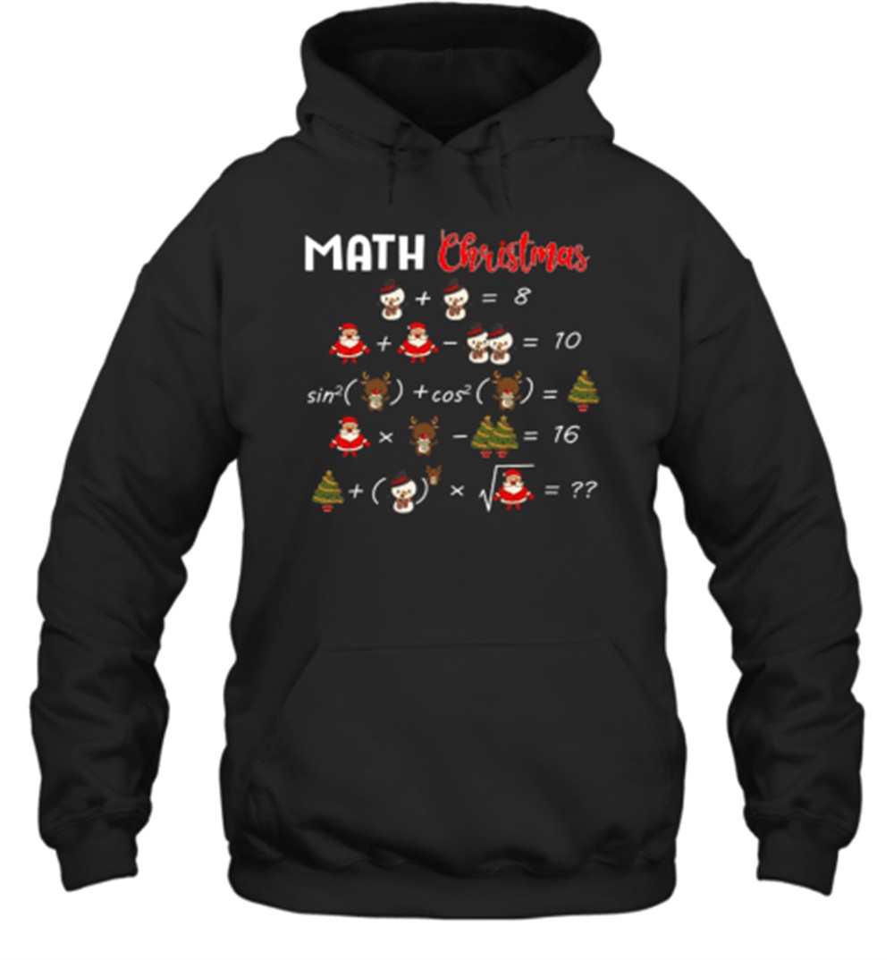 Math Christmas Teacher T-Shirt