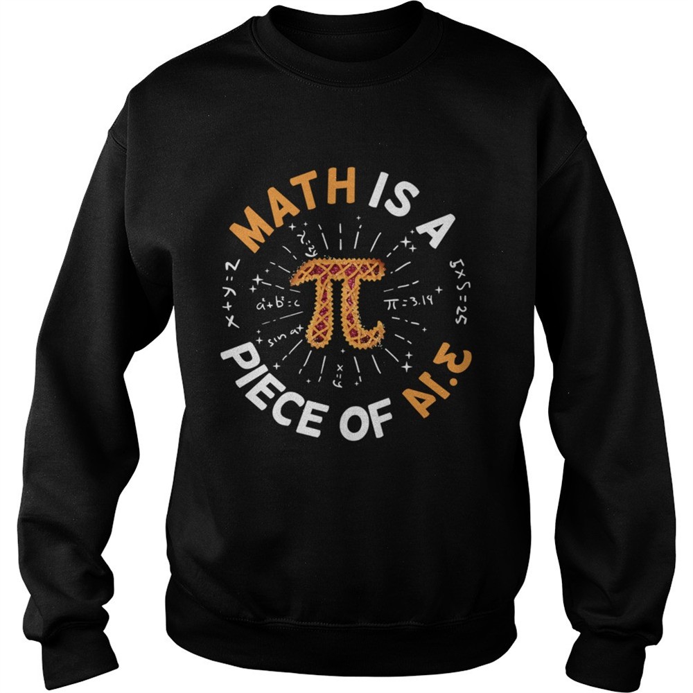 Math Is A Piece Of Cake Apple Pi Happy Pi Day shirt