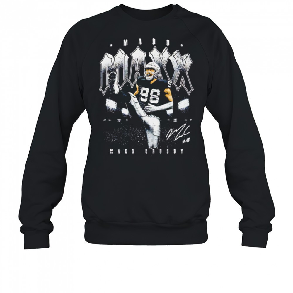 maxx-crosby-las-vegas-celebration-graphic-signature-shirt-h230kgwz Maxx Crosby Las Vegas Celebration graphic signature shirt