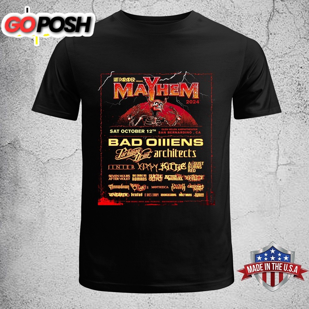Mayhem 2025 Complete Setlist Unisex T-Shirt