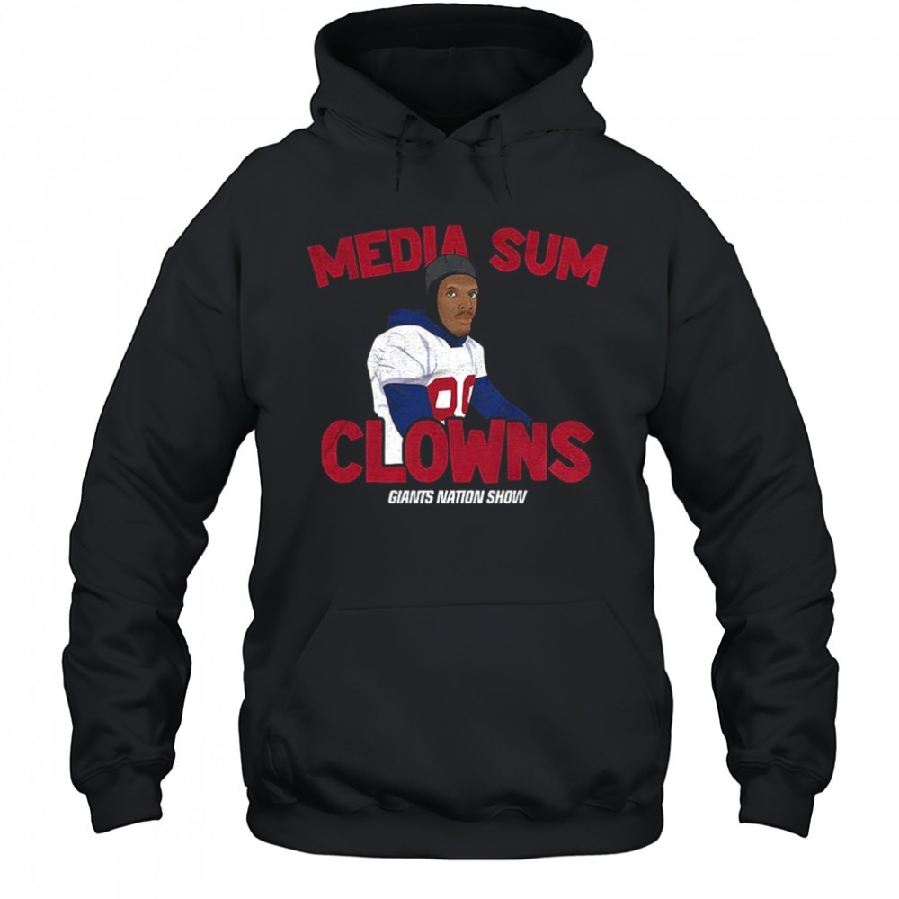 Media Sum Clowns Giants Nation Show New York Giants shirt