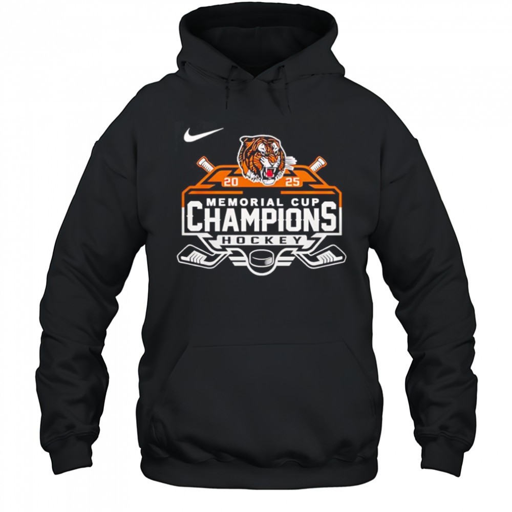 Medicine Hat Tigers 2025 Memorial Cup Champions Hockey shirt