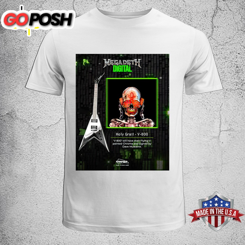 Megadeth Digital Holy Grail Music Tour Unisex T-Shirt