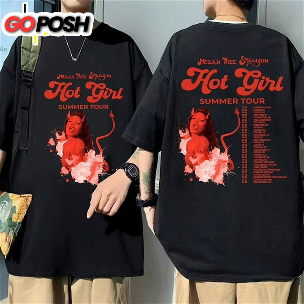 Megan Thee Stallion Hot Girl Summer Tour 2024 Shirt, Megan Thee Stallion 2024 Concert Tee
