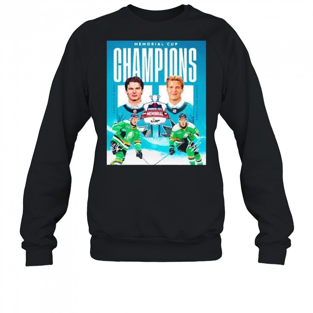 memorial-cup-champions-sam-dickinson-and-kasper-halttunen-london-knights-signatu-uq01410d Memorial Cup Champions Sam Dickinson and Kasper Halttunen London Knights signature shirt