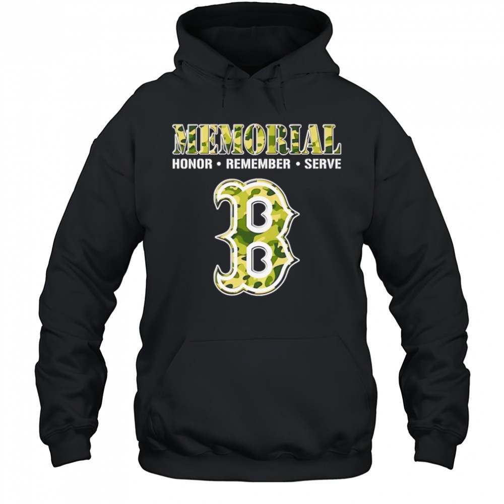 Memorial honor remember serve Boston Red Sox shirt