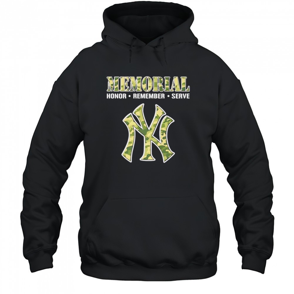 Memorial honor remember serve New York Yankees shirt