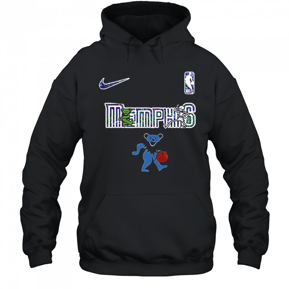 Memphis Grizzlies Grateful Dead 60th anniversary bears shirt