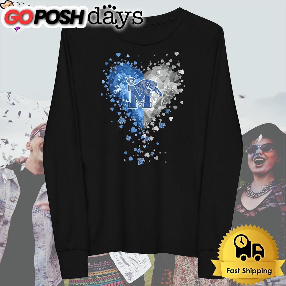 memphis-tigers-crystal-heart-t-shirt-a8ijvmpw Memphis Tigers Crystal Heart T Shirt