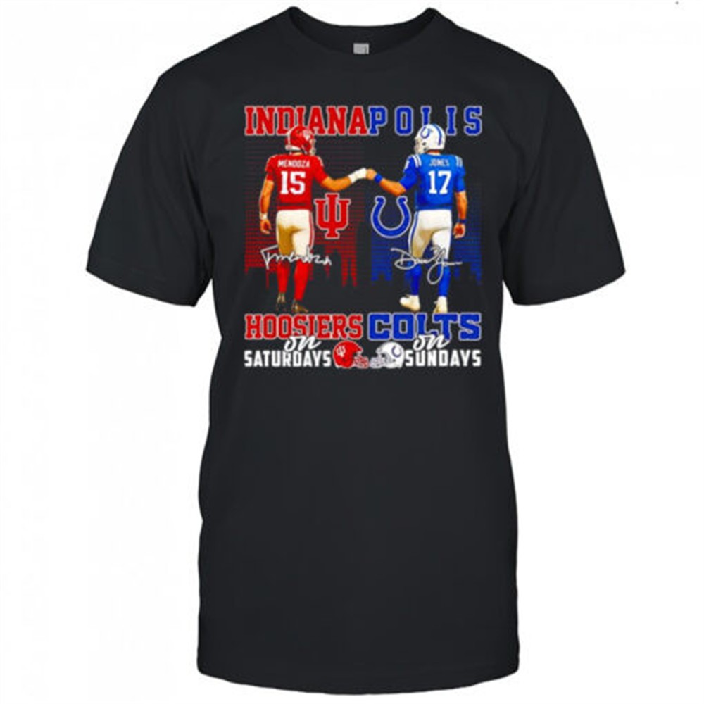 mendoza-indiana-hoosiers-on-saturdays-x-jones-indianapolis-colts-on-sundays-sign-im0663rk Mendoza Indiana Hoosiers On Saturdays X Jones Indianapolis Colts On Sundays Signatures 2025 shirt