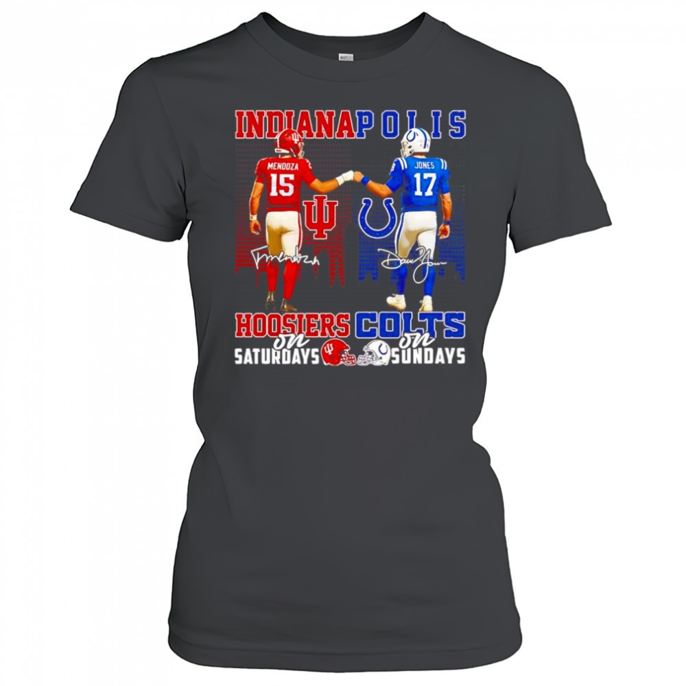 mendoza-indiana-hoosiers-on-saturdays-x-jones-indianapolis-colts-on-sundays-sign-im0663rk Mendoza Indiana Hoosiers On Saturdays X Jones Indianapolis Colts On Sundays Signatures 2025 shirt