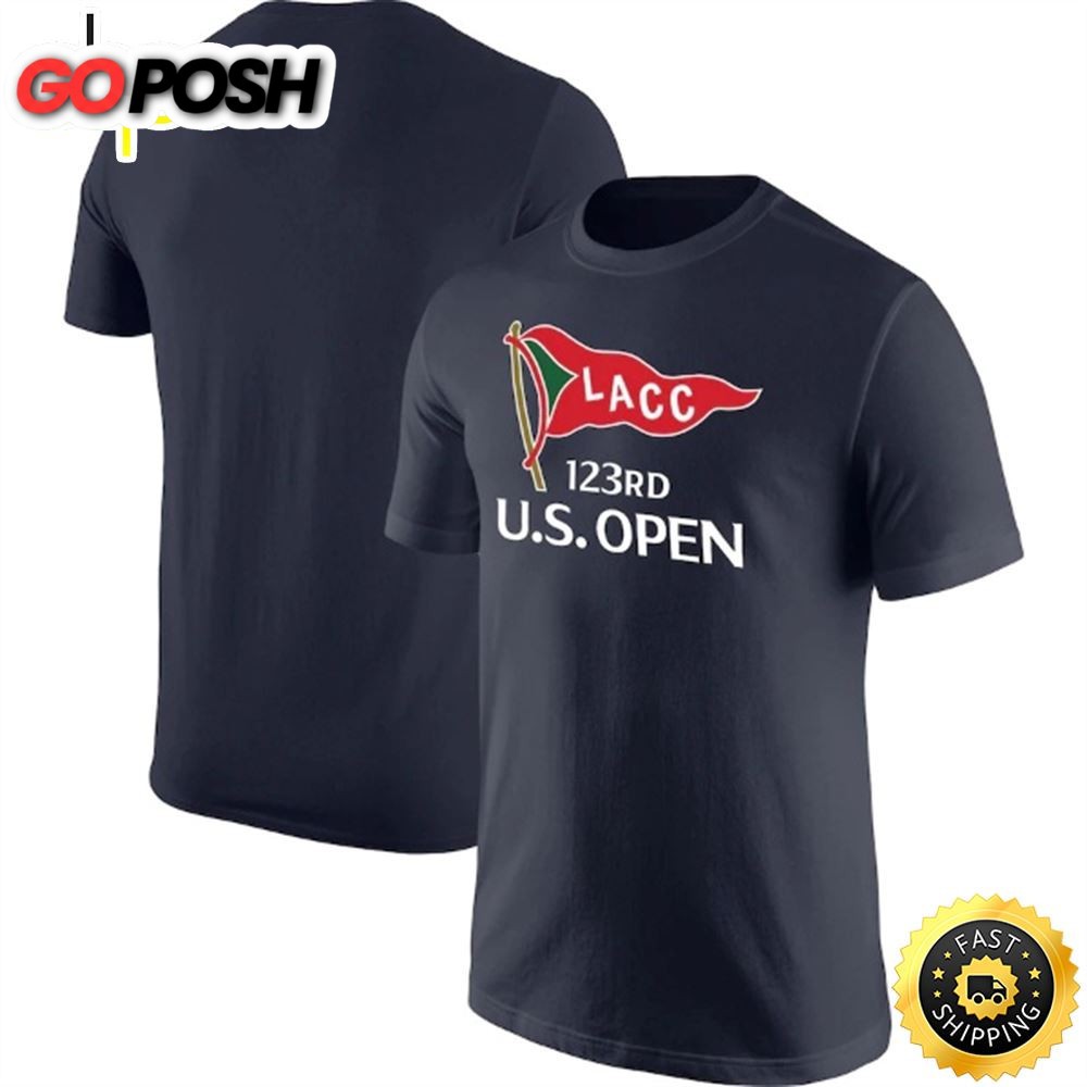 Mens 2025 U.S. Open Navy Core T-shirt