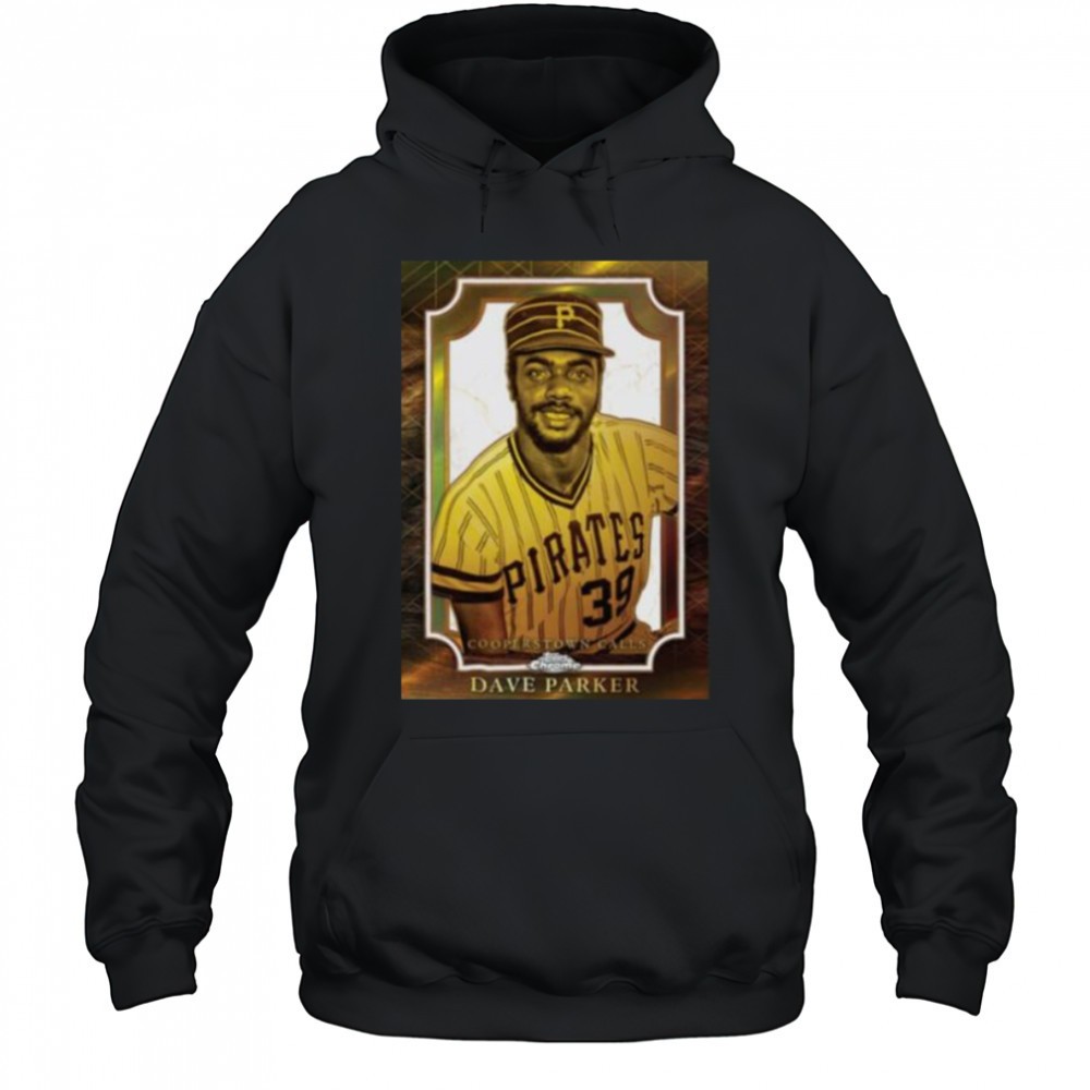 Mens Dave Parker Black Pittsburgh Pirates 2025 MLB Hall of Fame Cooperstown Collection Topps Chrome Shirt