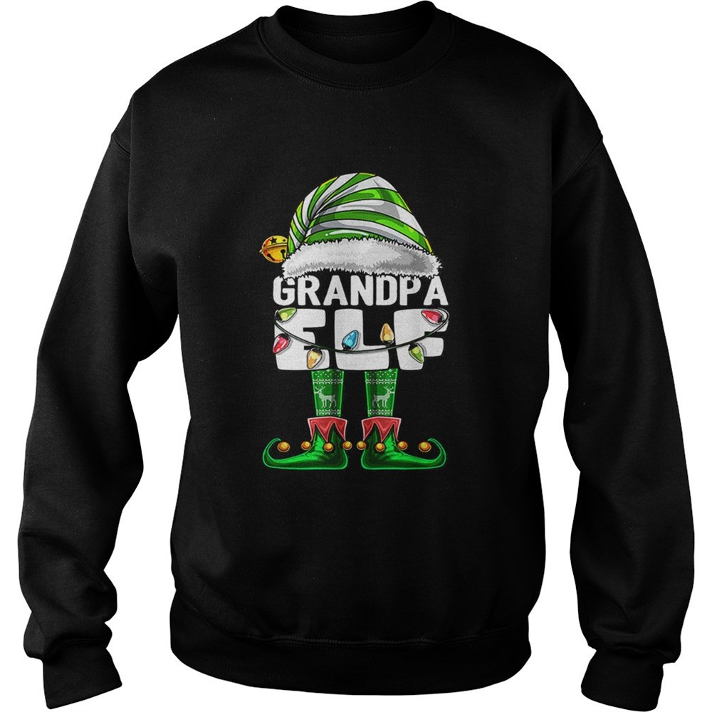 Mens Grandpa Elf Matching Family Christmas Elf Costume Gift Men shirt