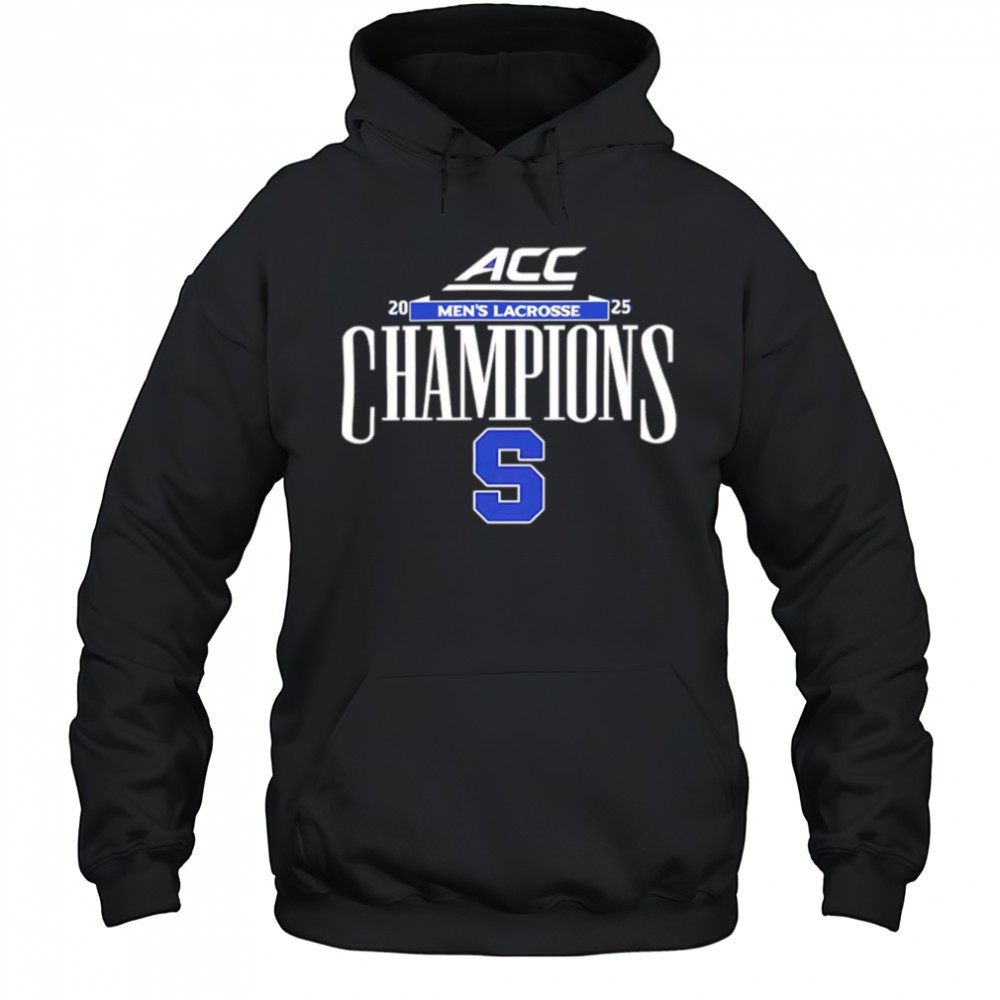 Mens Lacrosse 2025 ACC Champs Locker Room shirt