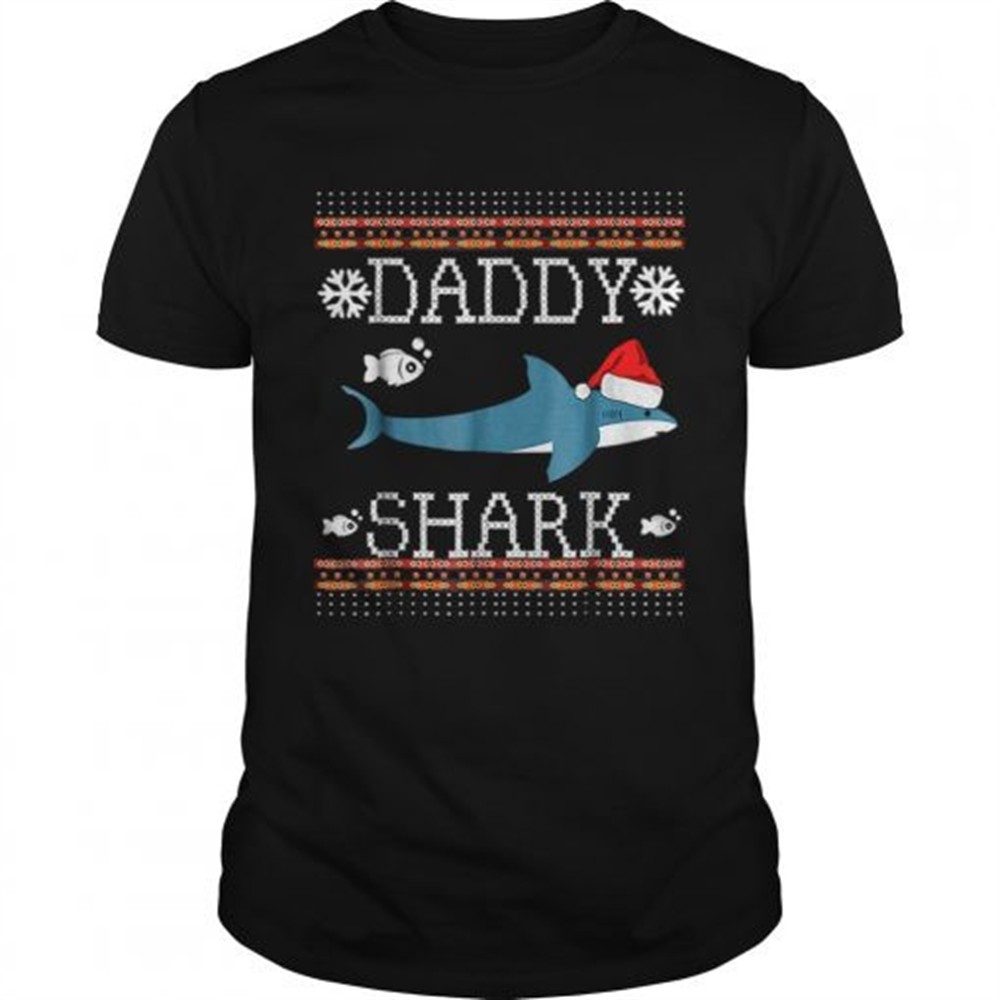 mens-matching-family-christmas-pajamas-shirtsdaddy-shark-shirt-b6xn7v82 Mens Matching Family Christmas Pajamas ShirtsDaddy Shark shirt