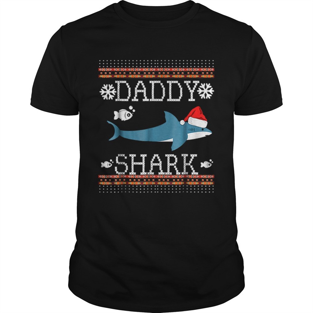 mens-matching-family-christmas-pajamas-shirtsdaddy-shark-shirt-b6xn7v82 Mens Matching Family Christmas Pajamas ShirtsDaddy Shark shirt