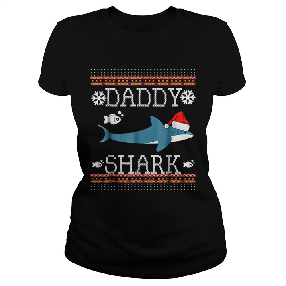 mens-matching-family-christmas-pajamas-shirtsdaddy-shark-shirt-b6xn7v82 Mens Matching Family Christmas Pajamas ShirtsDaddy Shark shirt