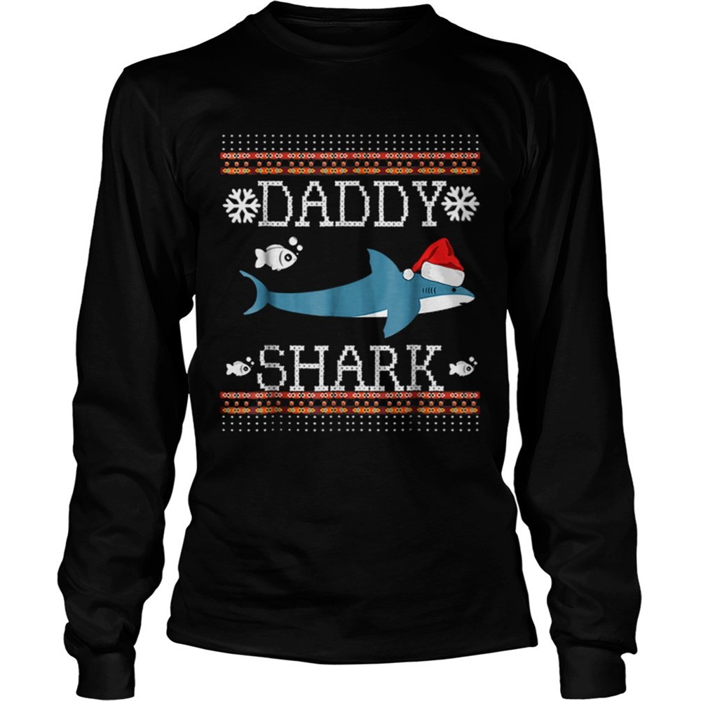 mens-matching-family-christmas-pajamas-shirtsdaddy-shark-shirt-b6xn7v82 Mens Matching Family Christmas Pajamas ShirtsDaddy Shark shirt
