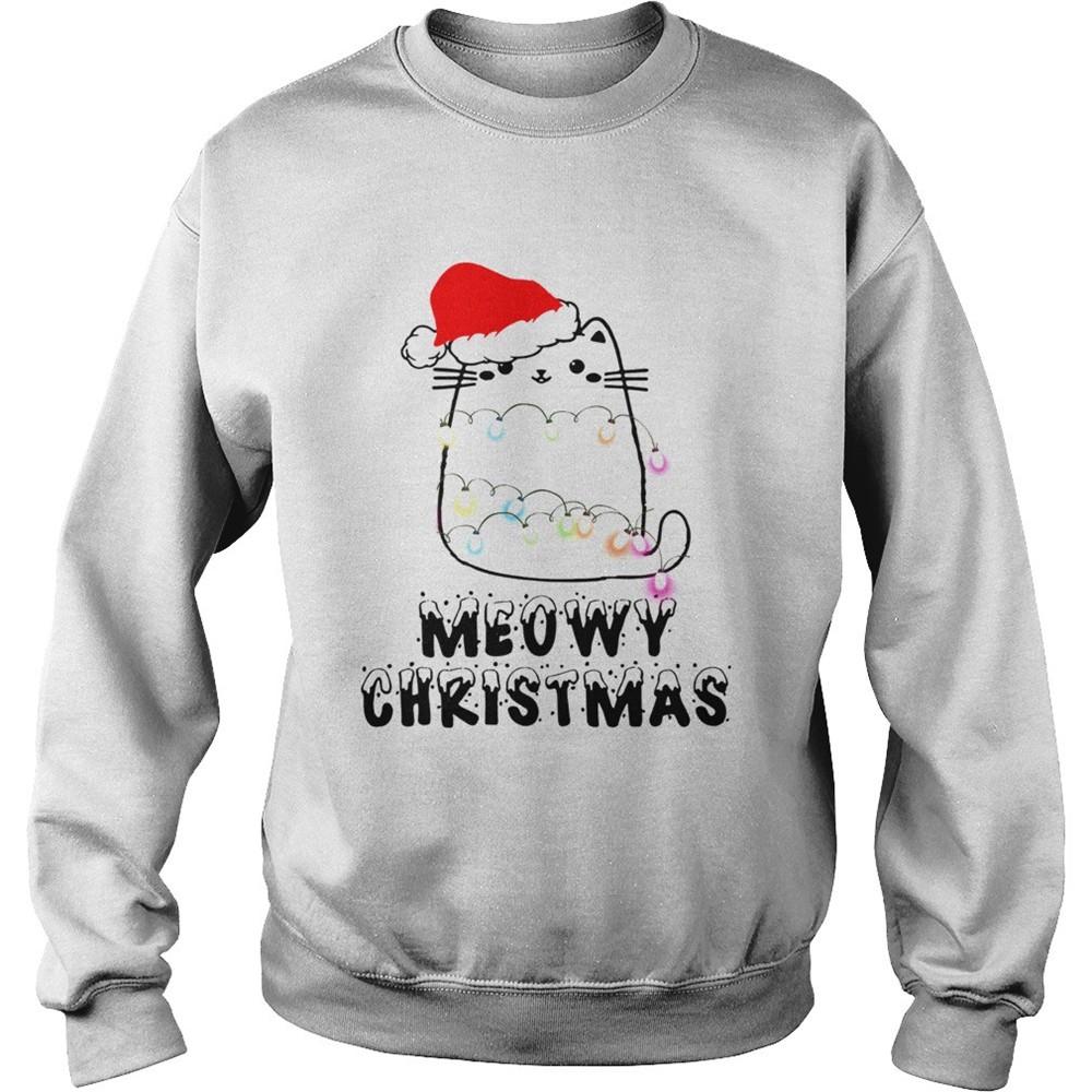 Meowy Christmas Holiday shirt