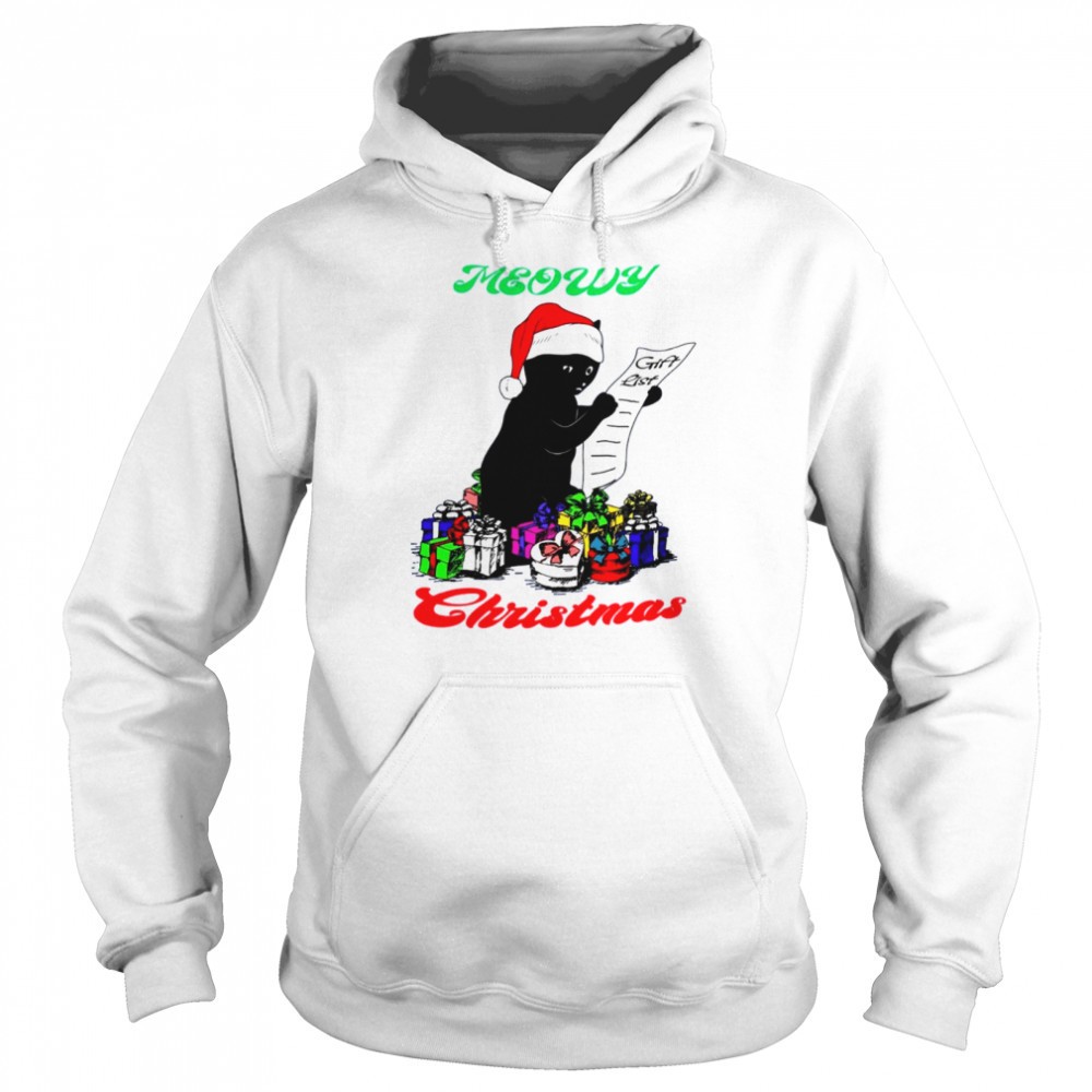 Meowy christmas shirt