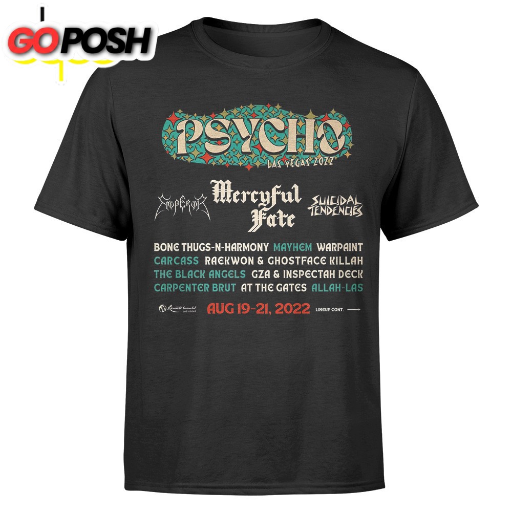 Mercyful Fate Psycho LV 2025 T-shirt