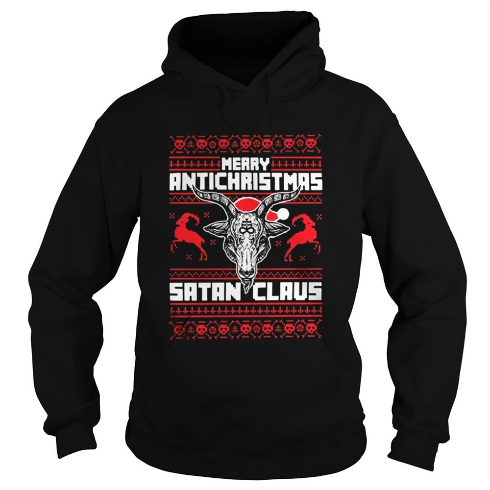 Merry antichristmas Satan claus shirt