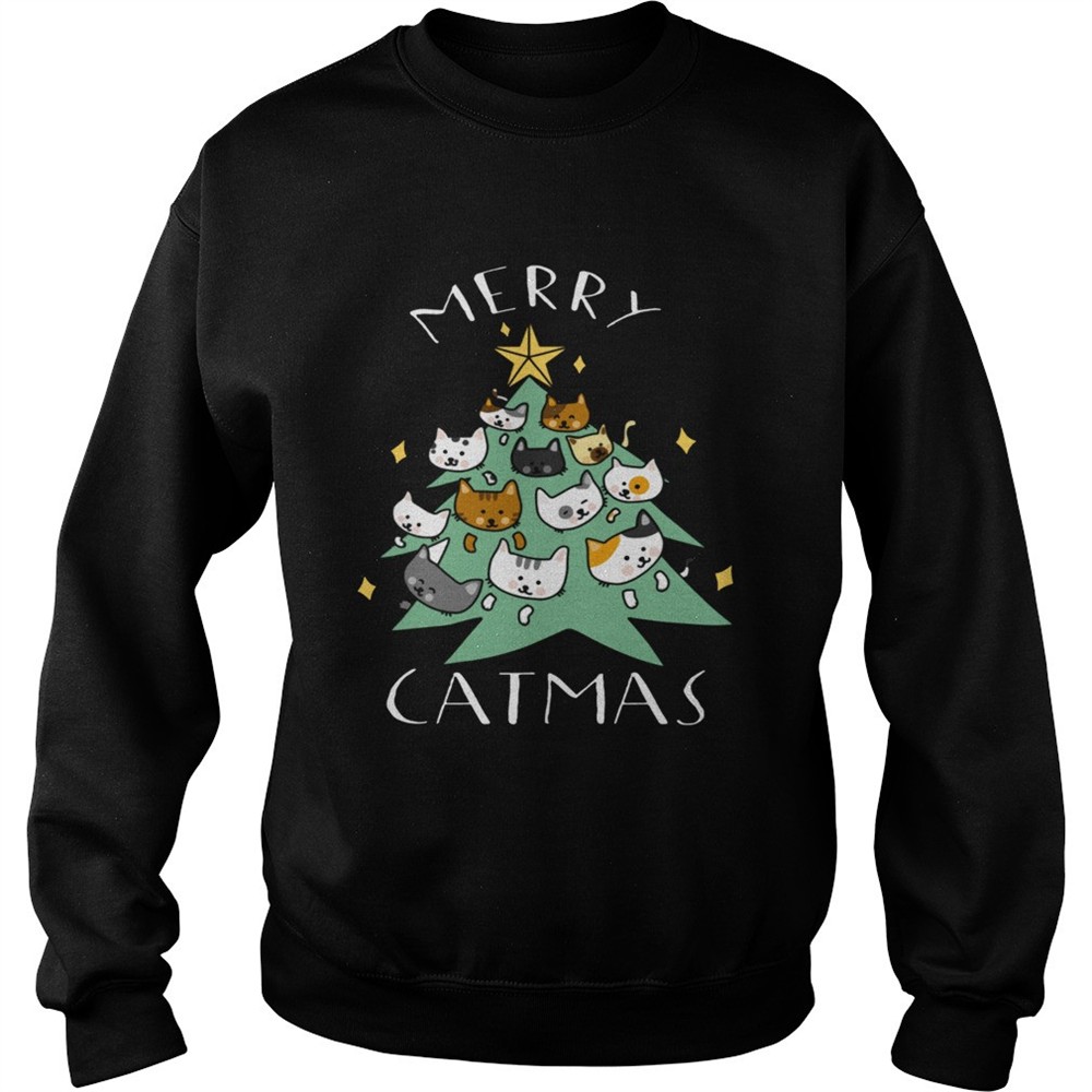 Merry Catmas Funny Cool Christmas shirt