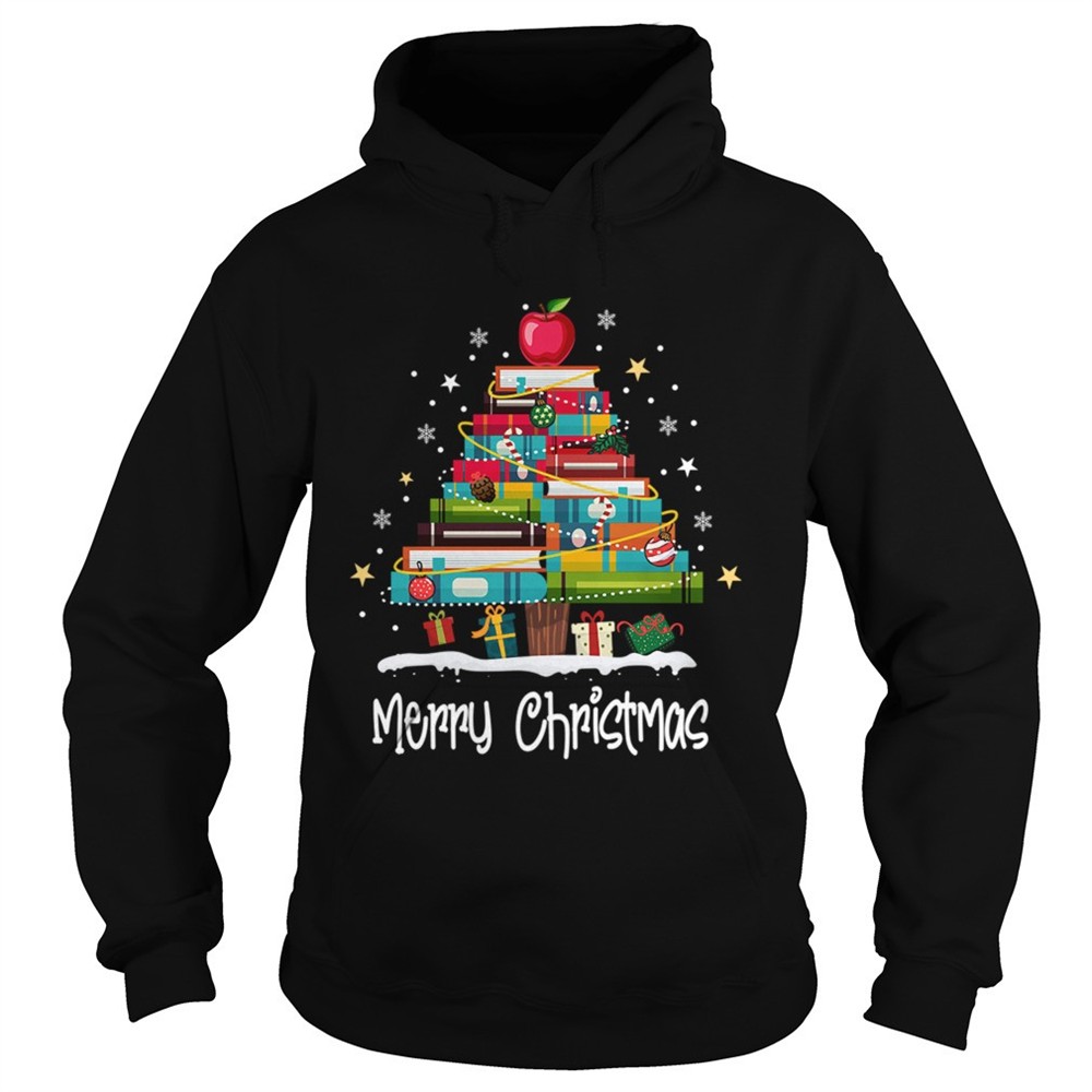 merry-christmas-book-christmas-tree-school-gift-tee-tshirt-mxvl7prw Merry Christmas Book Christmas Tree School Gift Tee Tshirt
