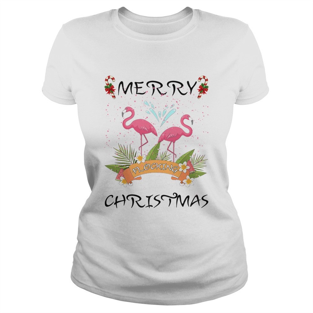 merry-christmas-flocking-shirt-n70w41ud Merry Christmas Flocking shirt